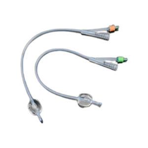 Sonde urinaire type foley 100% Silicone 2 voies,