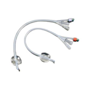 Sonde urinaire type foley 100% Silicone 3 voies